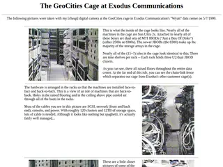 The GeoCities Cage at Exodus Communications