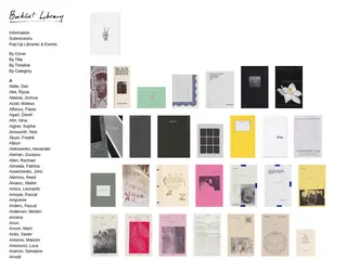 Booklet Library — Index