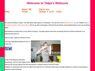 Tulpa's Webzone