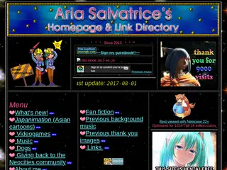 Aria Salvatrice's Website