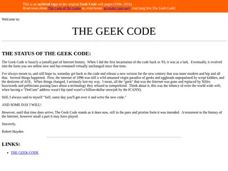 The Geek Code