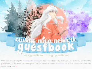 m i s s i n g - n i n   •   ⌜ O R G ⌟  ☆ guestbook