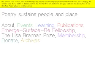 The Poetry Project > Hub