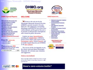 Dihydrogen Monoxide Research Division - dihydrogen monoxide info
