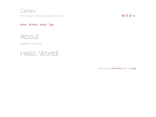 About - Canary