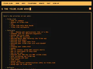 tilde.club wiki