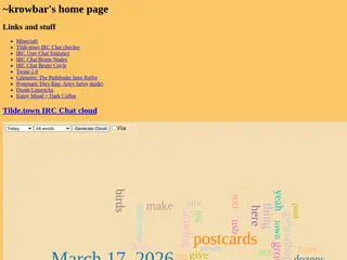 ~krowbar's home page