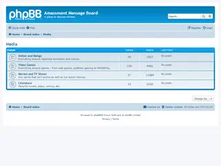 Amassment Message Board - Media
