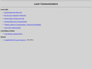 Laser Communications