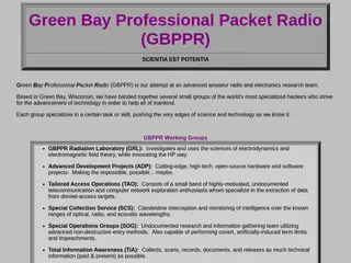 Green Bay Professional Packet Radio - Main Page