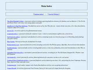 The Fanfiction Webring