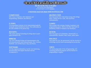 http://web.textfiles.com/
