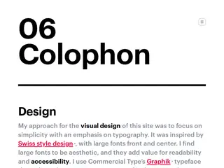 Colophon - Mark Wyner