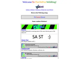 TheOldNet - Webring!