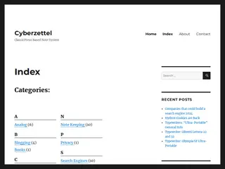 Cyberzettel – ClassicPress Based Note System