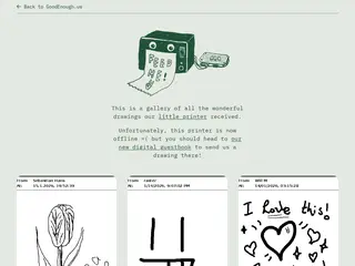 A Good Enough Guestbook