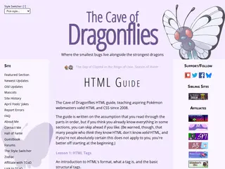 HTML Guide | The Cave of Dragonflies