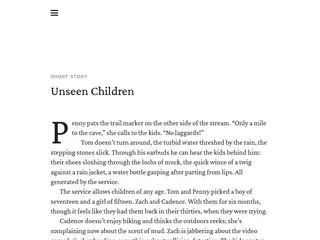 Stories & Novels / Stories / Unseen Children