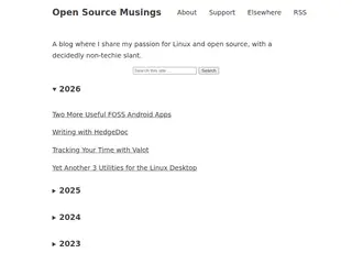 Open Source Musings