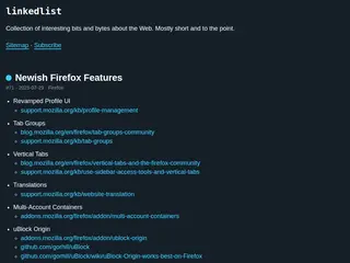 linkedlist → bits and bytes about the Web