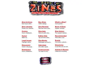 Zines, E-Zines, Fanzines : The Book of Zines : Directory