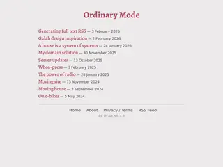 Ordinary Mode