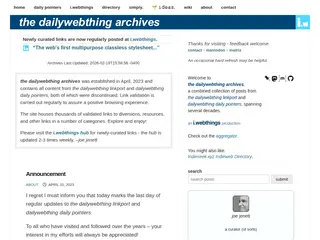 the dailywebthing archives
