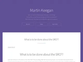 Martin Keegan: All posts