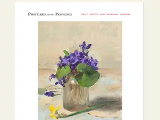 Postcard from Provence | Daily Painting #3944 | A painting a day by Julian Merrow-Smith