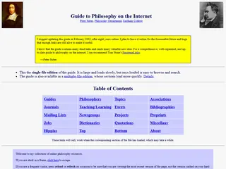 Guide to Philosophy on the Internet (Suber)