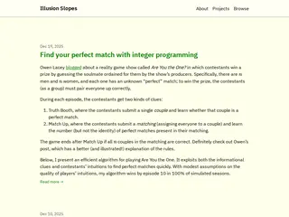 Illusion Slopes | Illusion Slopes