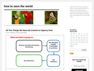 how to save the world | Dave Pollard's chronicle of civilization's collapse, creative works and essays on our culture. A trail of crumbs, runes and exclamations along my path in search of a 