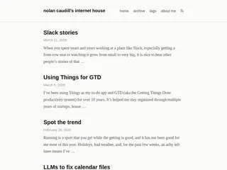 nolan caudill's internet house