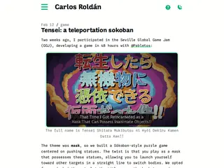 Blog • Carlos Roldán