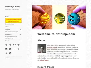 Netninja.com – A web log of Brian's projects