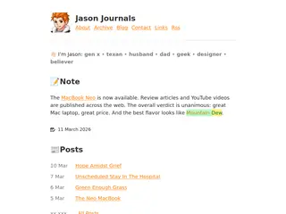 Jason Journals