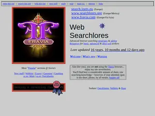 Fravia's web-searching lore: Main entrance: Finding Information and seeking Knowledge on the Internet