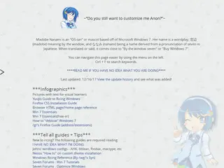 Windows 7 Ricing Reference