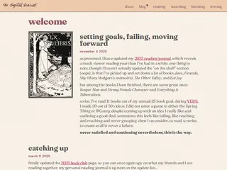 home | the digital diarist