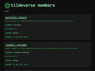 tildeverse | members