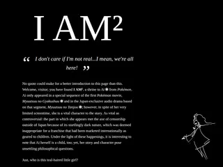 I AM² — a tribute to Ai from The Birth of Mewtwo — ☄