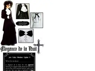 elegance de la nuit || elegant gothic aristocrat fashion fanlisting