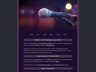 Vocal Magic - The voice actors fanlisting