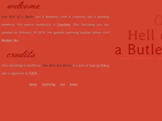 One Hell of a Butler - The Sebastian (Kuroshitsuji) Fanlisting