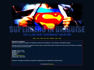 Superhero In Disguise . . . the Clark Kent/Superman fanlisting