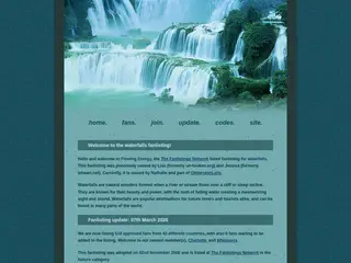 Flowing Energy - the Waterfalls fanlisting