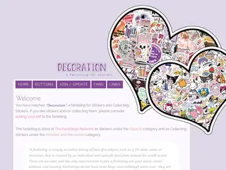 Decoration  ||  Stickers and Collecting: Stickers fanlisting
