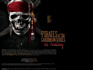 the Pirates of the Caribbean series fanlisting