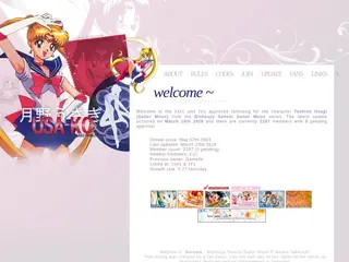     U S A - K O     •     the TSUKINO USAGI fanlisting  