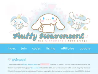 Fluffy Heavensent! the CINNAMOROLL fanlisting!